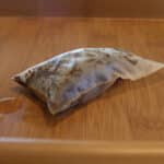 Same tea bag after steeping